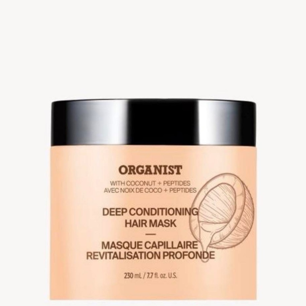 Organist with Coconut + Peptides Deep Conditioning Hair Mask
